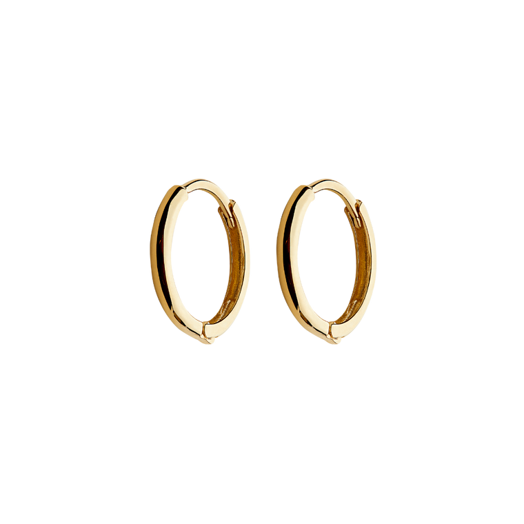 Gold Huggie Hoops