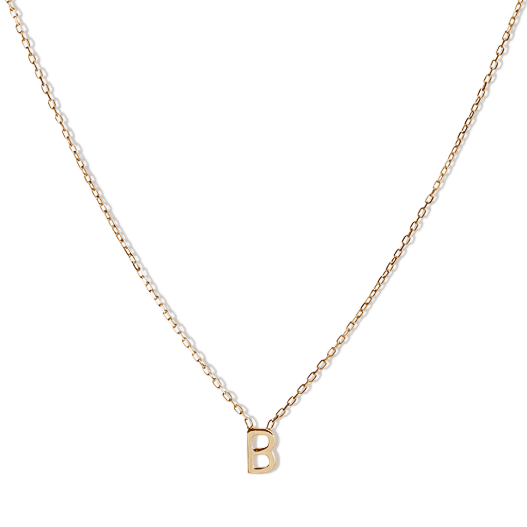 14k Initial Necklace