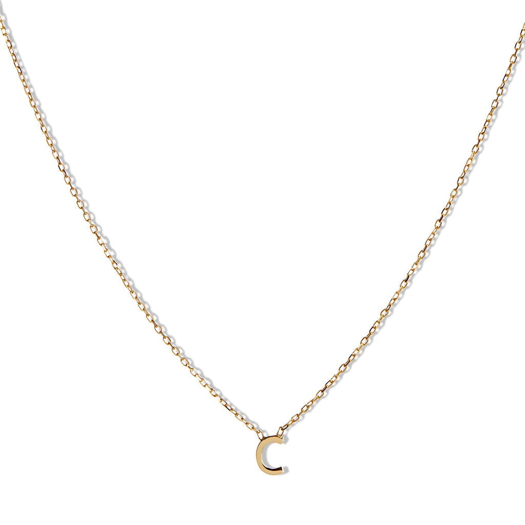 14k Initial Necklace