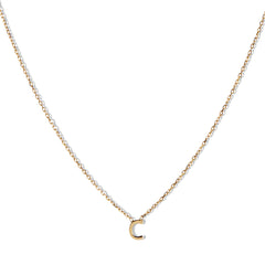 14k Initial Necklace