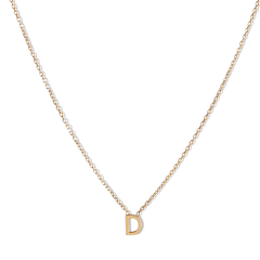 14k Initial Necklace