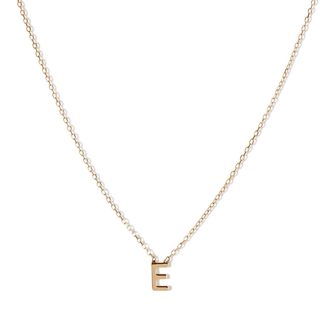 14k Initial Necklace