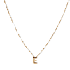 14k Initial Necklace