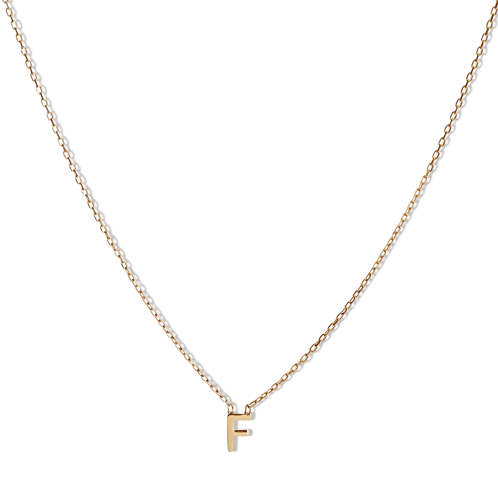 14k Initial Necklace