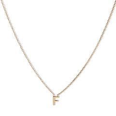 14k Initial Necklace