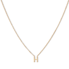 14k Initial Necklace
