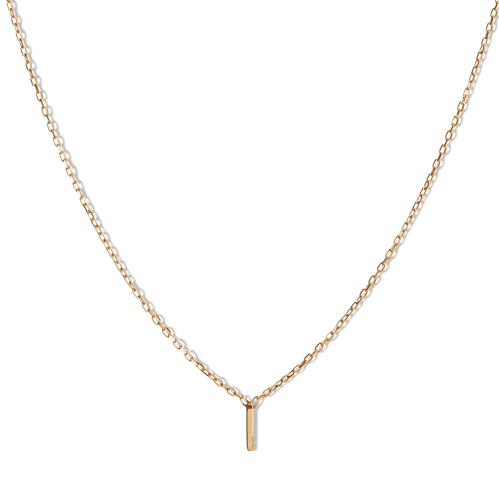 14k Initial Necklace