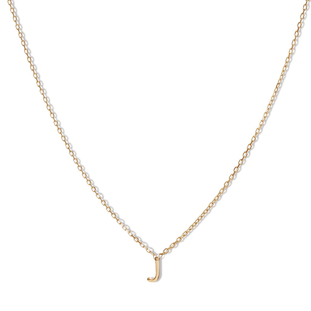 14k Initial Necklace