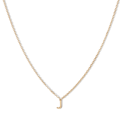 14k Initial Necklace
