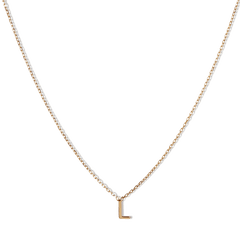 14k Initial Necklace