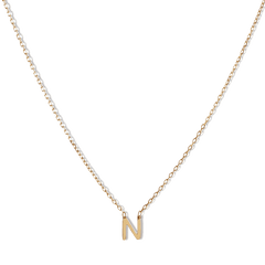 14k Initial Necklace