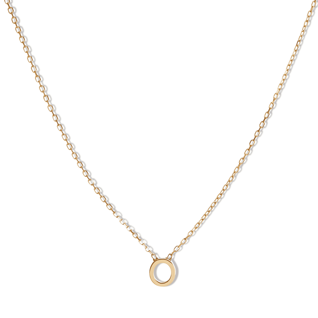 14k Initial Necklace