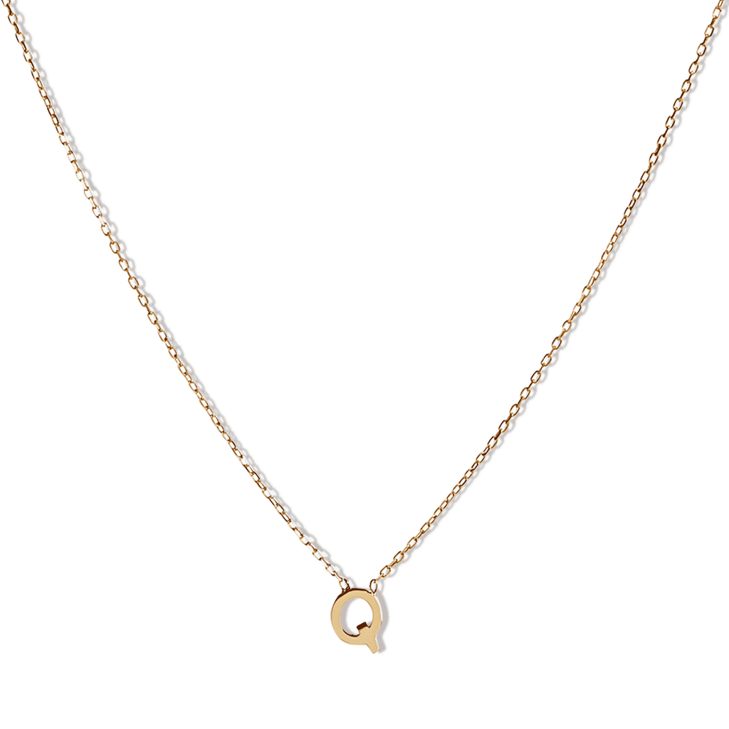 14k Initial Necklace