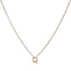 14k Initial Necklace