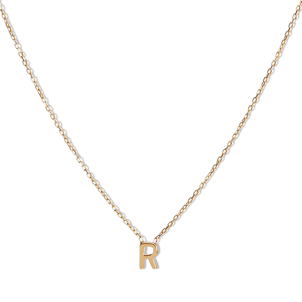 14k Initial Necklace