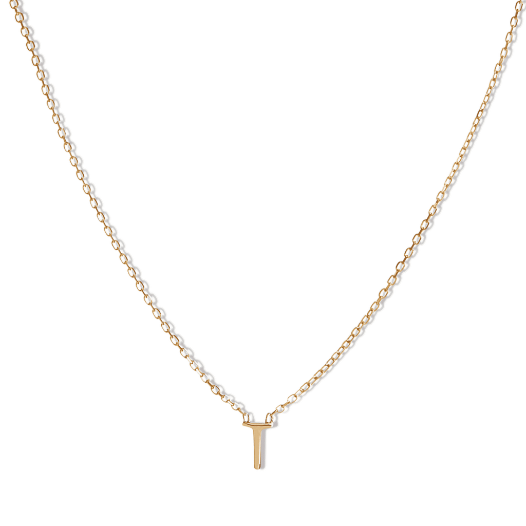 14k Initial Necklace