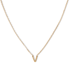 14k Initial Necklace