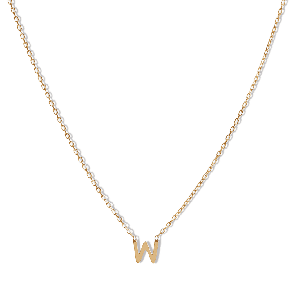 14k Initial Necklace