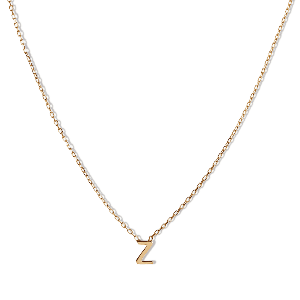 14k Initial Necklace