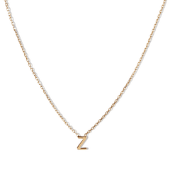 14k Initial Necklace