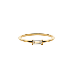 Baguette Sapphire Ring
