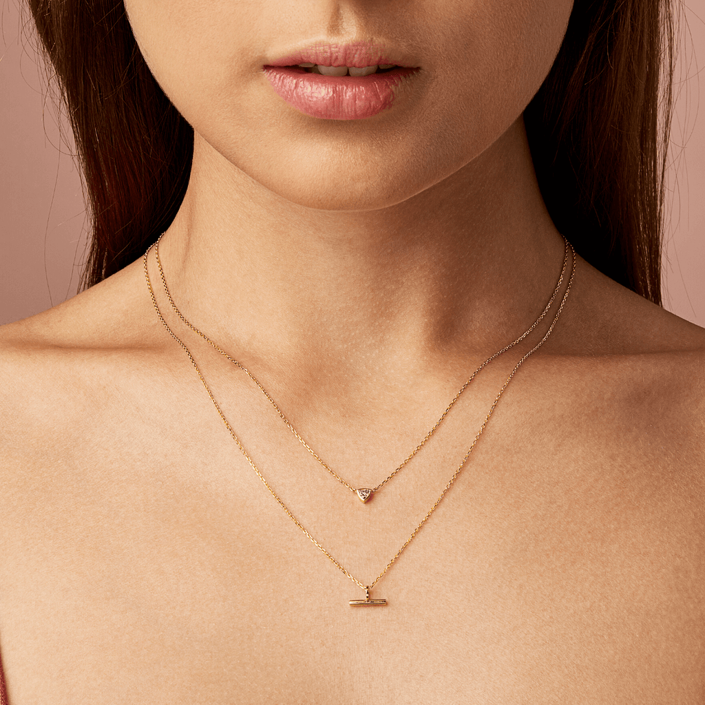 Trillion Sapphire Necklace